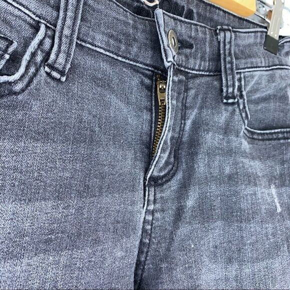 Arizona jean Co distressed jeans black sz 1 - Picture 6 of 9